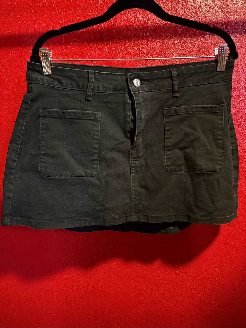 23. NWT Black Women's Skort with Front Patch Pockets